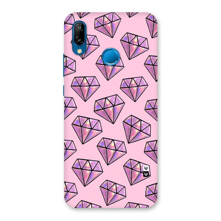 Purple Diamond Designs Back Case for Huawei P20 Lite