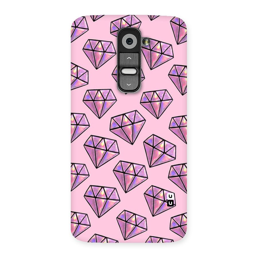 Purple Diamond Designs Back Case for LG G2