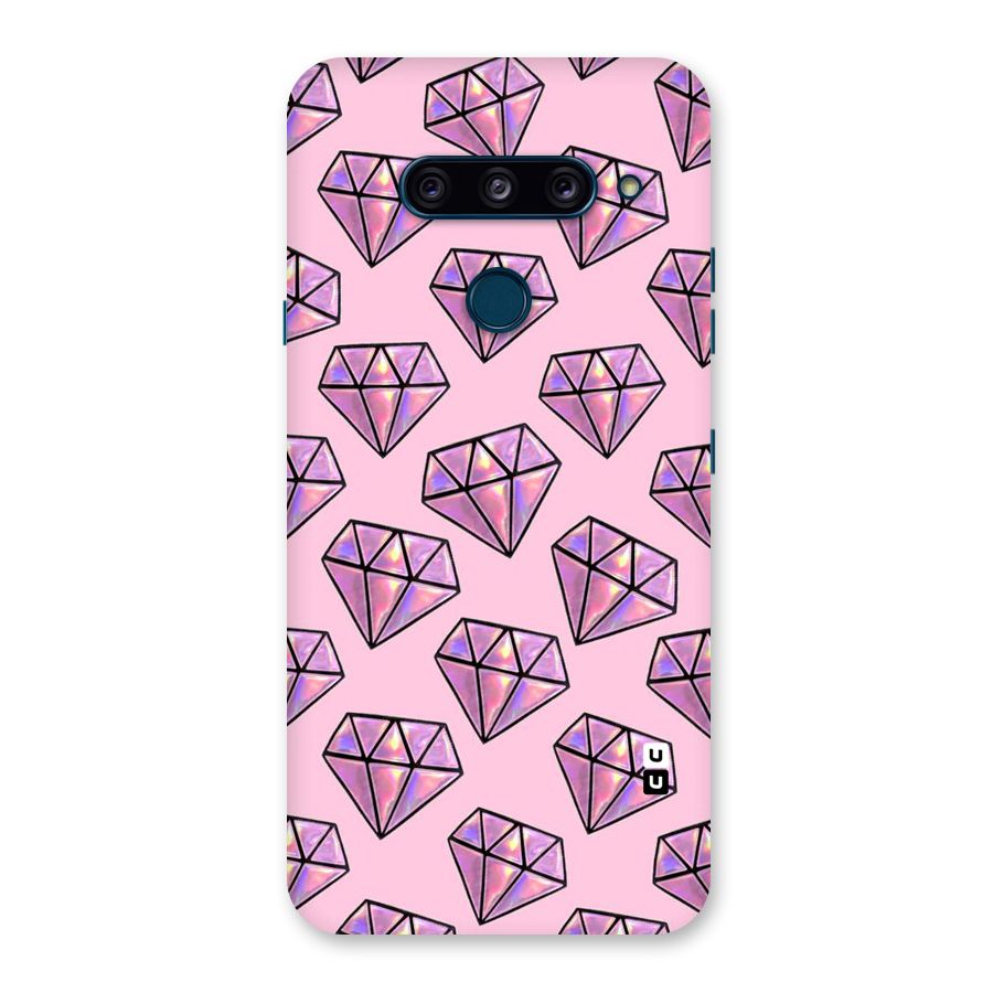 Purple Diamond Designs Back Case for LG  V40 ThinQ