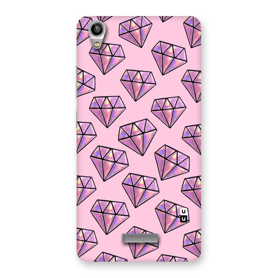 Purple Diamond Designs Back Case for Lava-Pixel-V1