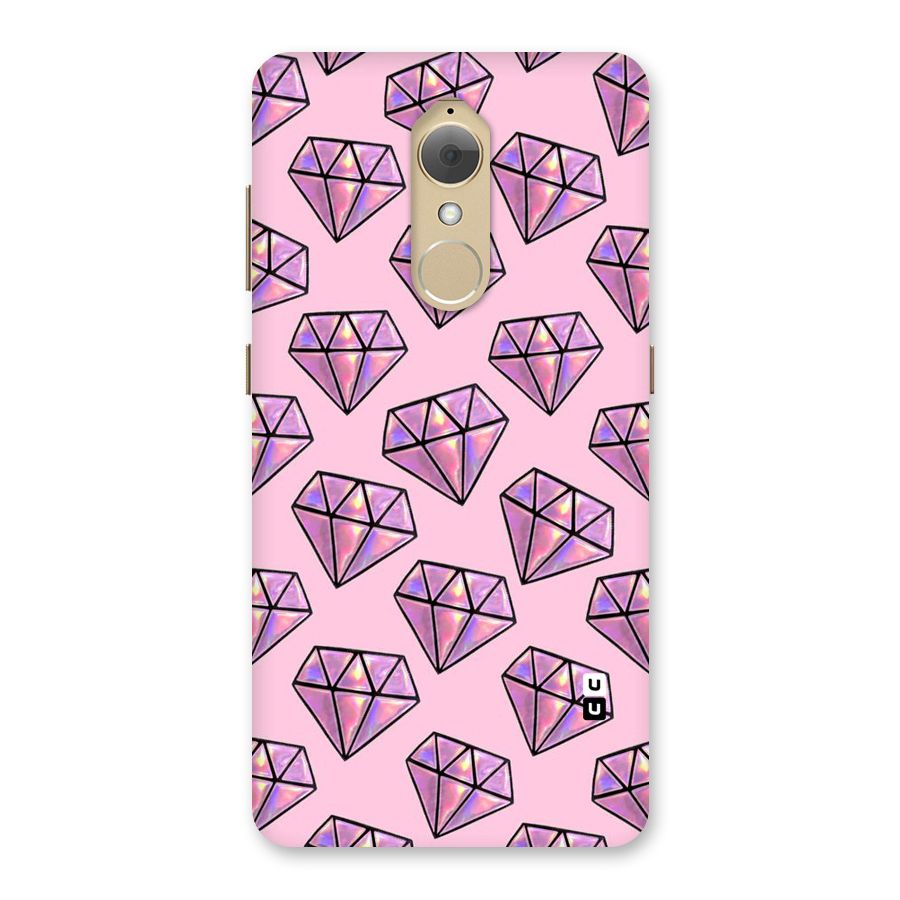 Purple Diamond Designs Back Case for Lenovo K8