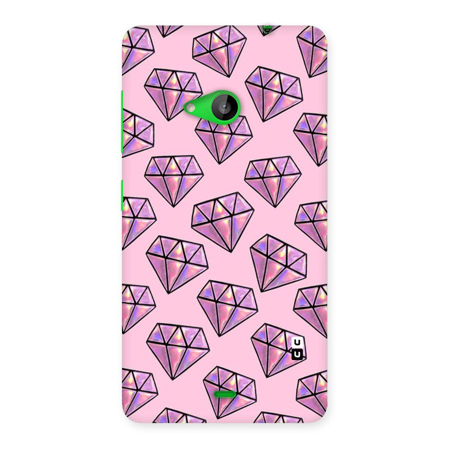 Purple Diamond Designs Back Case for Lumia 535