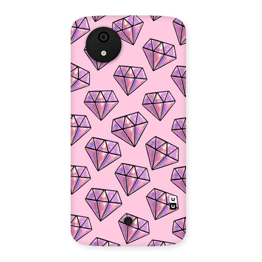 Purple Diamond Designs Back Case for Micromax Canvas A1