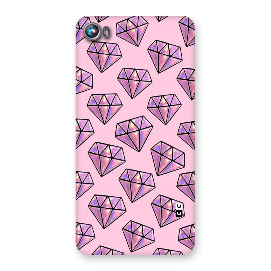 Purple Diamond Designs Back Case for Micromax Canvas Fire 4 A107