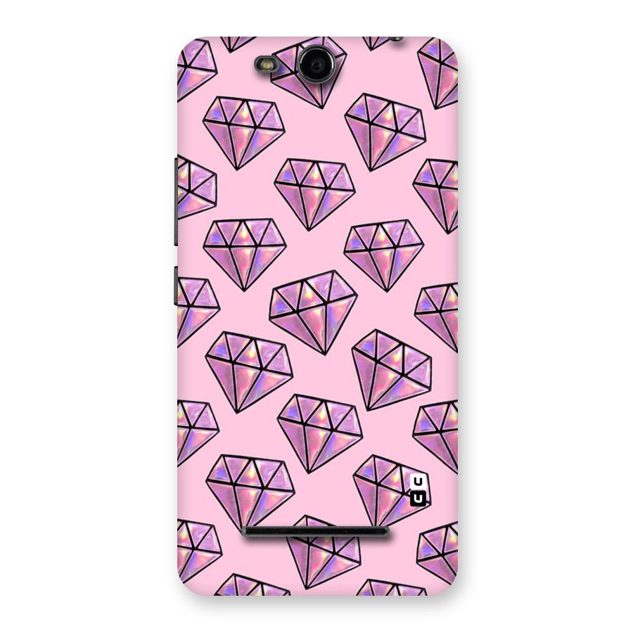 Purple Diamond Designs Back Case for Micromax Canvas Juice 3 Q392