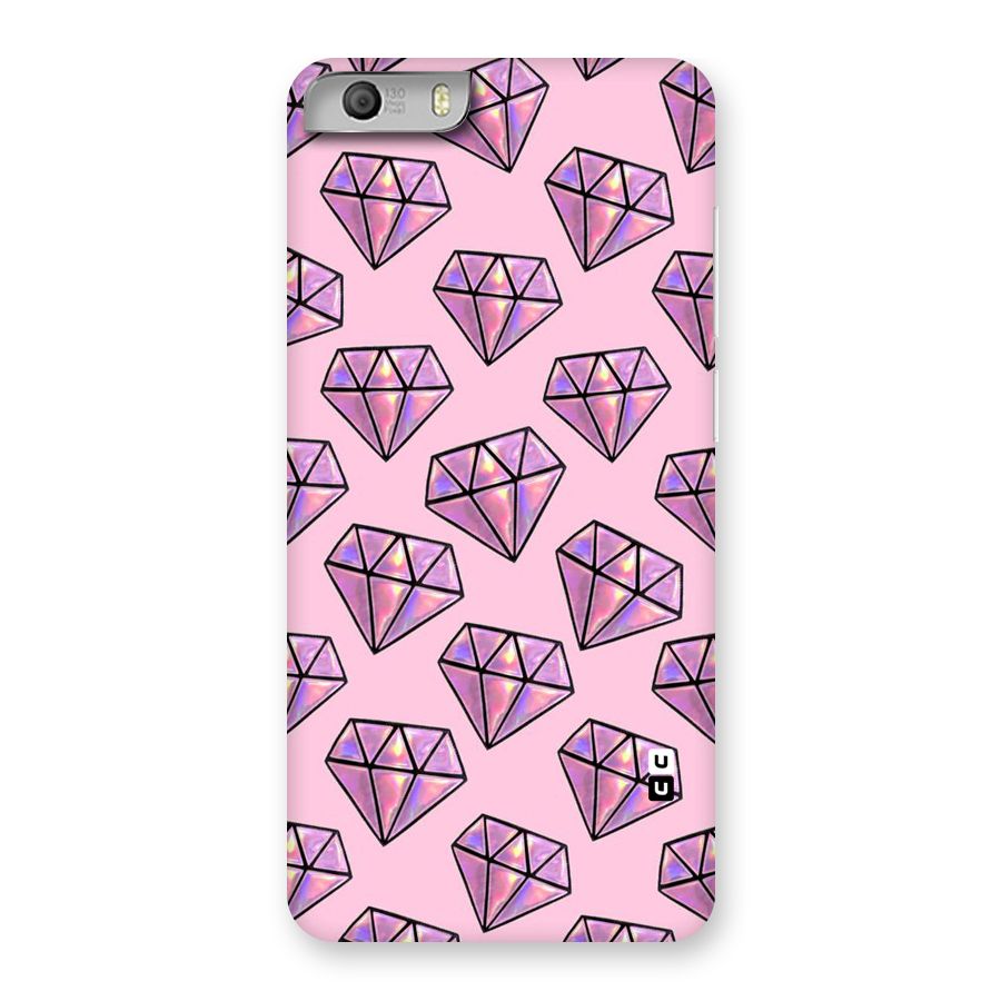 Purple Diamond Designs Back Case for Micromax Canvas Knight 2