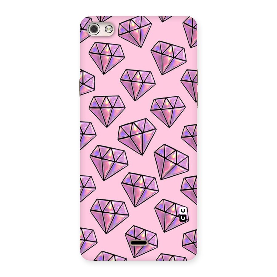 Purple Diamond Designs Back Case for Micromax Canvas Silver 5