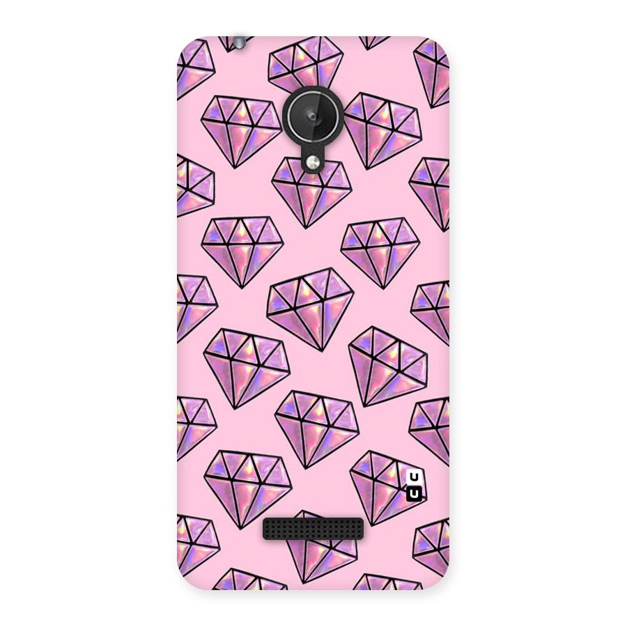 Purple Diamond Designs Back Case for Micromax Canvas Spark Q380