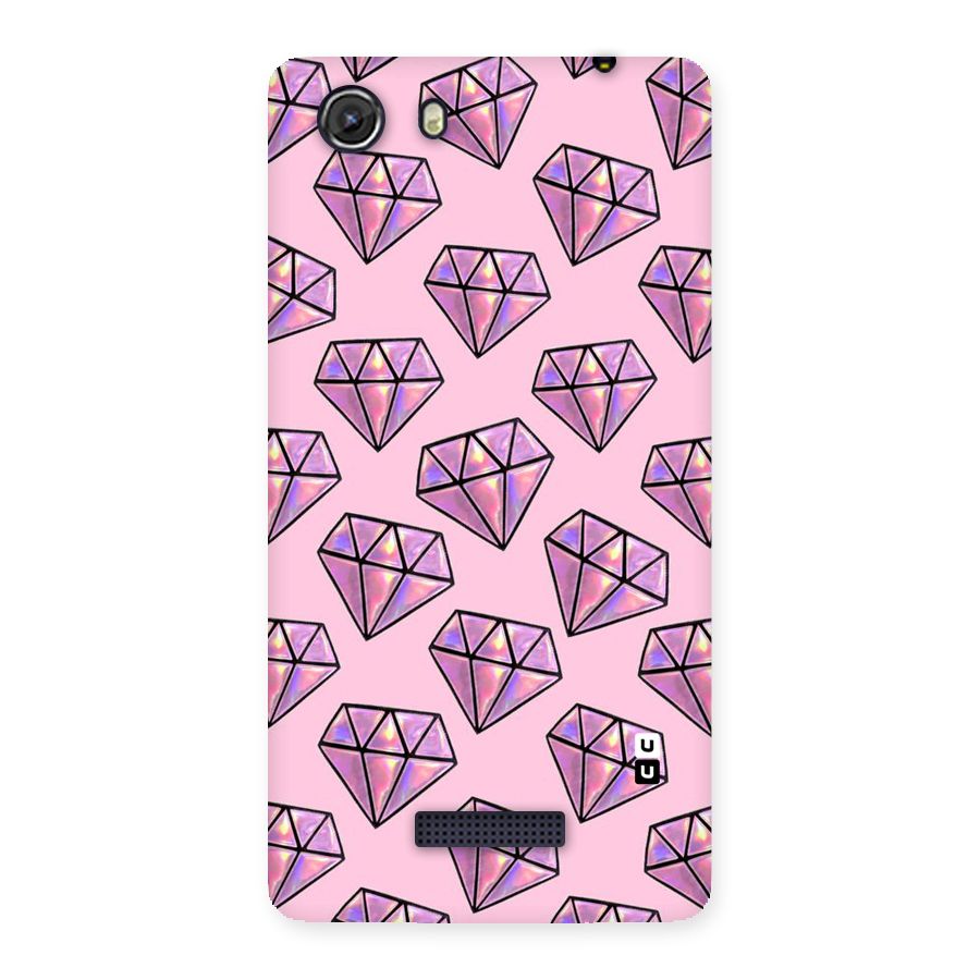 Purple Diamond Designs Back Case for Micromax Unite 3