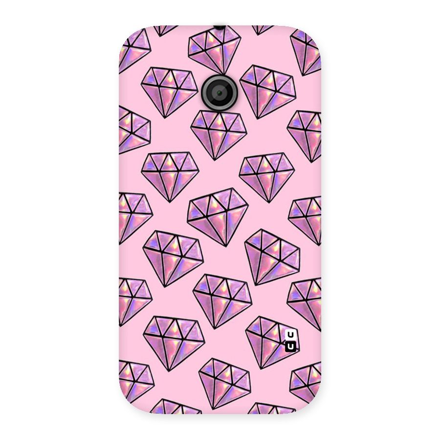 Purple Diamond Designs Back Case for Moto E