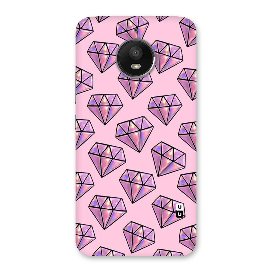 Purple Diamond Designs Back Case for Moto E4 Plus