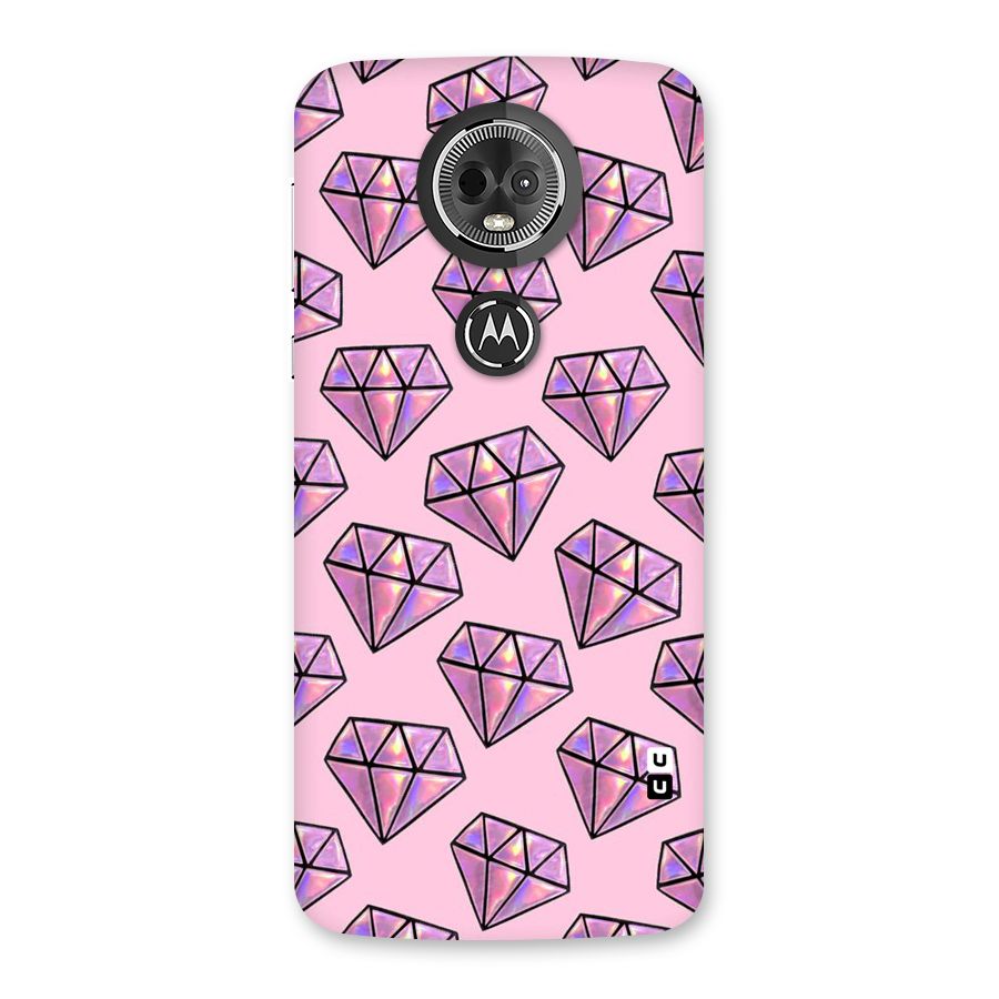 Purple Diamond Designs Back Case for Moto E5 Plus