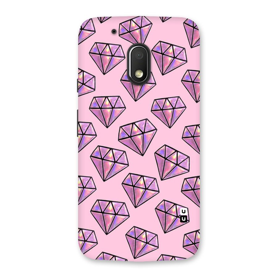 Purple Diamond Designs Back Case for Moto G4 Play
