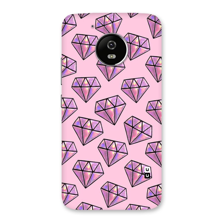 Purple Diamond Designs Back Case for Moto G5