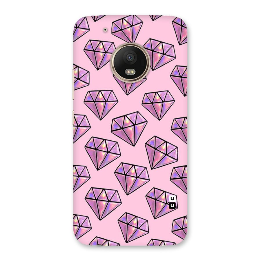 Purple Diamond Designs Back Case for Moto G5 Plus