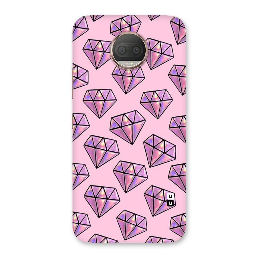Purple Diamond Designs Back Case for Moto G5s Plus
