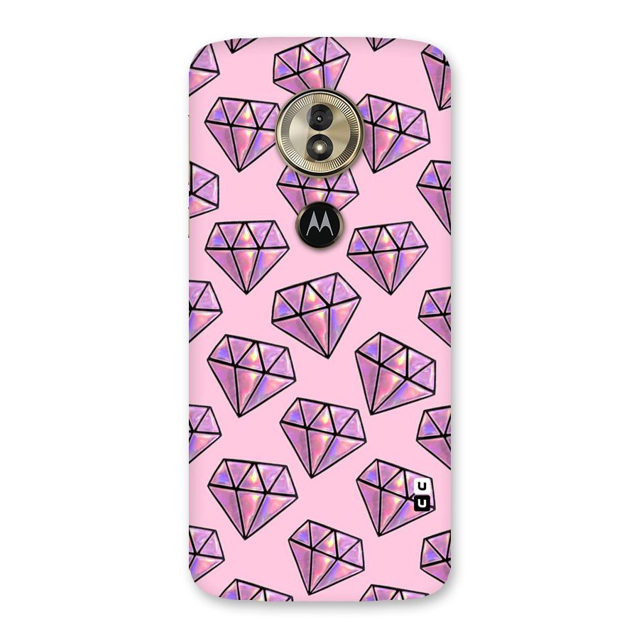 Purple Diamond Designs Back Case for Moto G6 Play