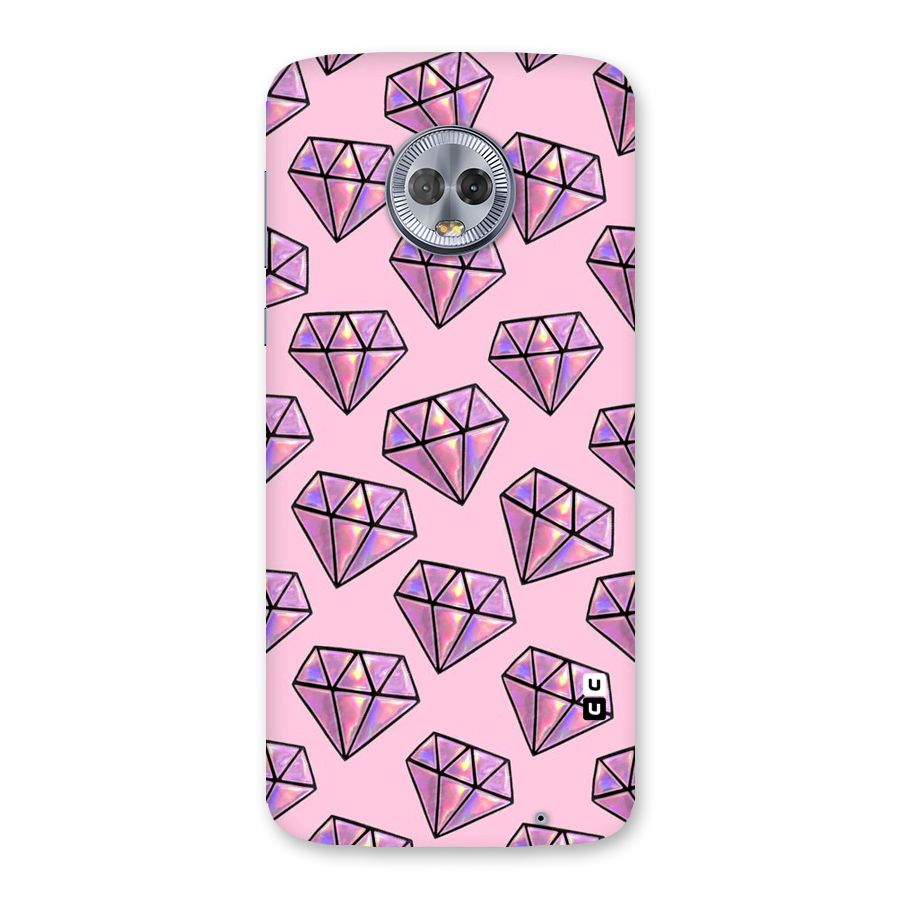 Purple Diamond Designs Back Case for Moto G6 Plus