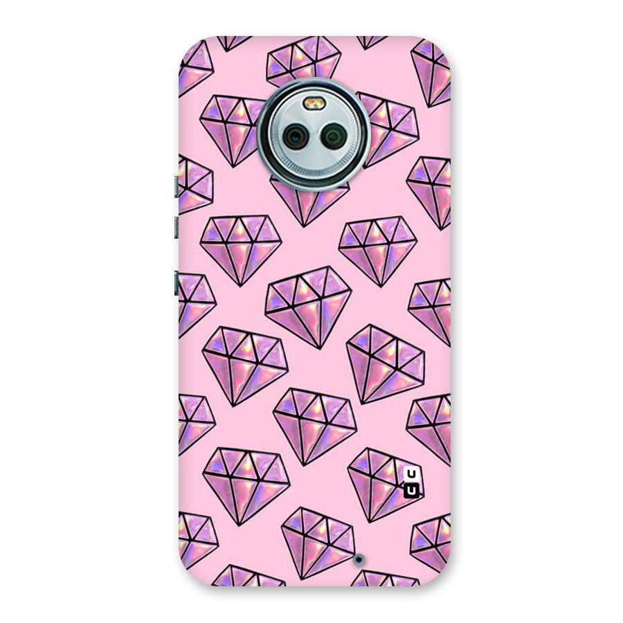 Purple Diamond Designs Back Case for Moto X4
