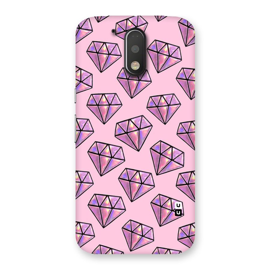 Purple Diamond Designs Back Case for Motorola Moto G4