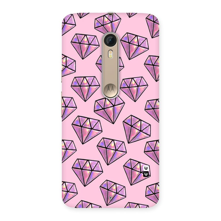 Purple Diamond Designs Back Case for Motorola Moto X Style