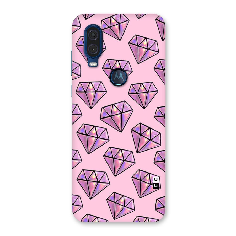 Purple Diamond Designs Back Case for Motorola One Vision