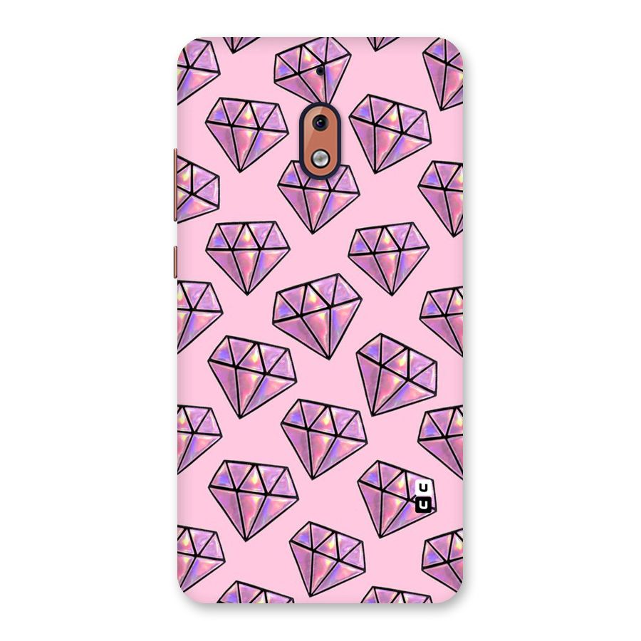 Purple Diamond Designs Back Case for Nokia 2.1