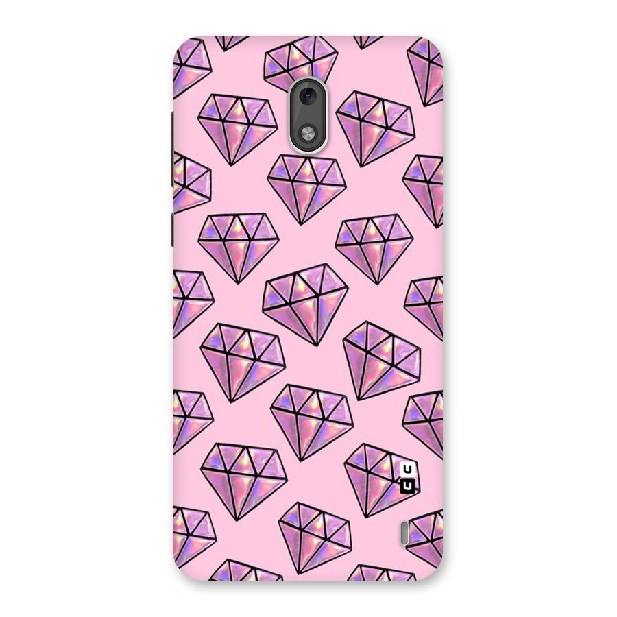 Purple Diamond Designs Back Case for Nokia 2