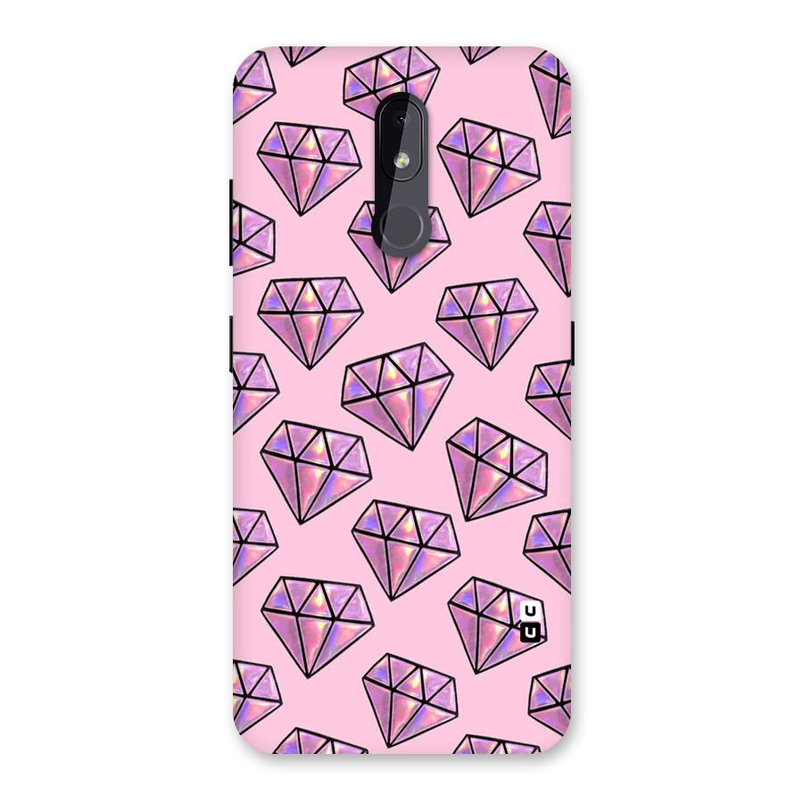 Purple Diamond Designs Back Case for Nokia 3.2