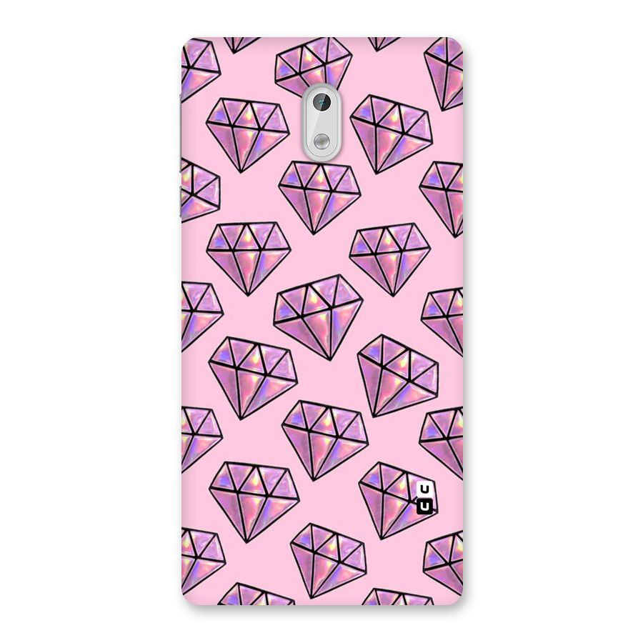 Purple Diamond Designs Back Case for Nokia 3