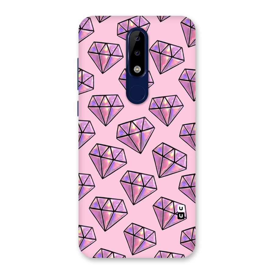 Purple Diamond Designs Back Case for Nokia 5.1 Plus