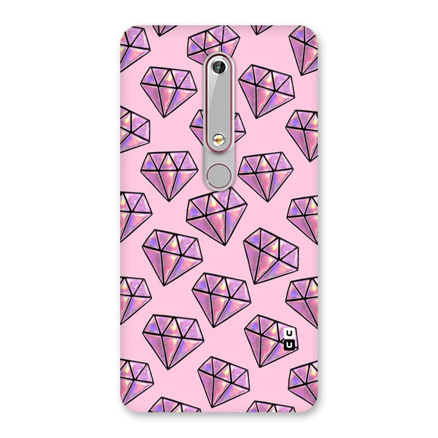 Purple Diamond Designs Back Case for Nokia 6.1