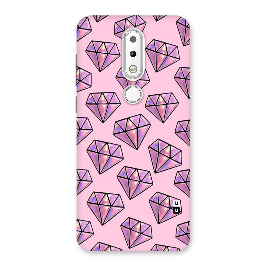 Purple Diamond Designs Back Case for Nokia 6.1 Plus