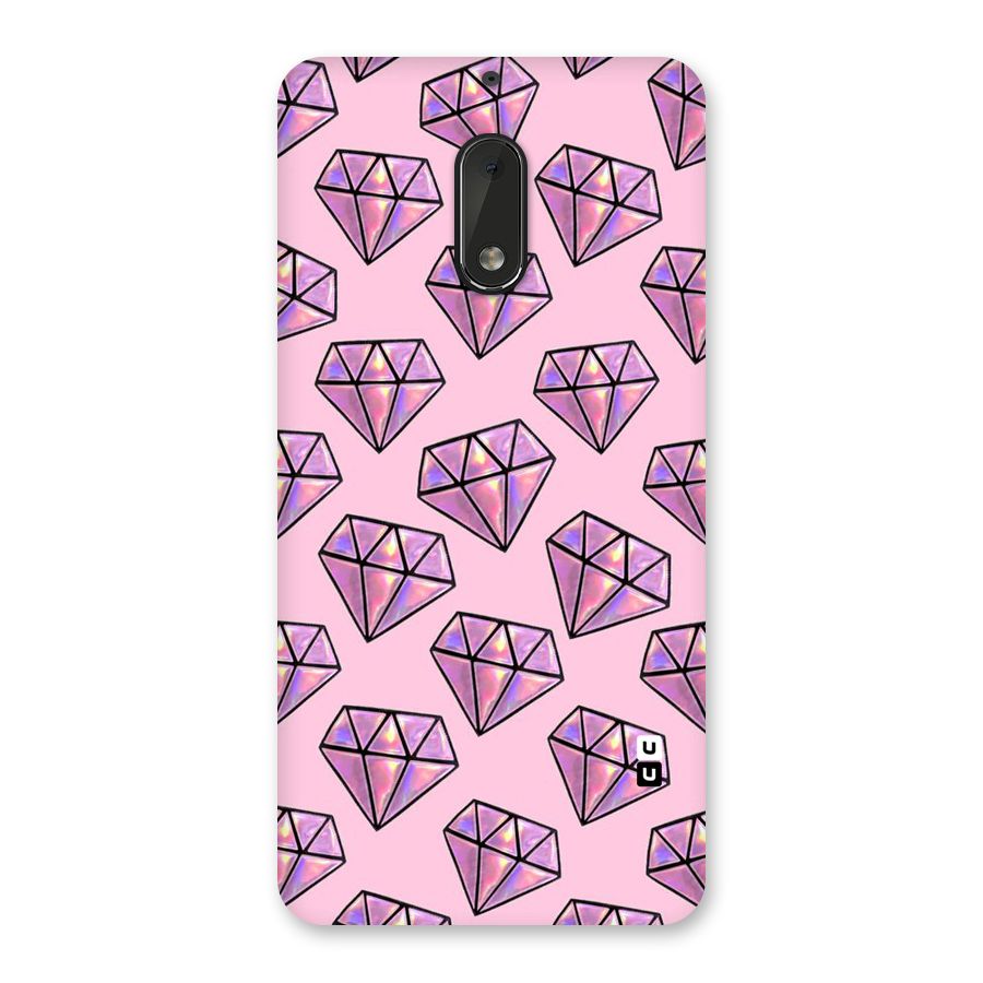 Purple Diamond Designs Back Case for Nokia 6