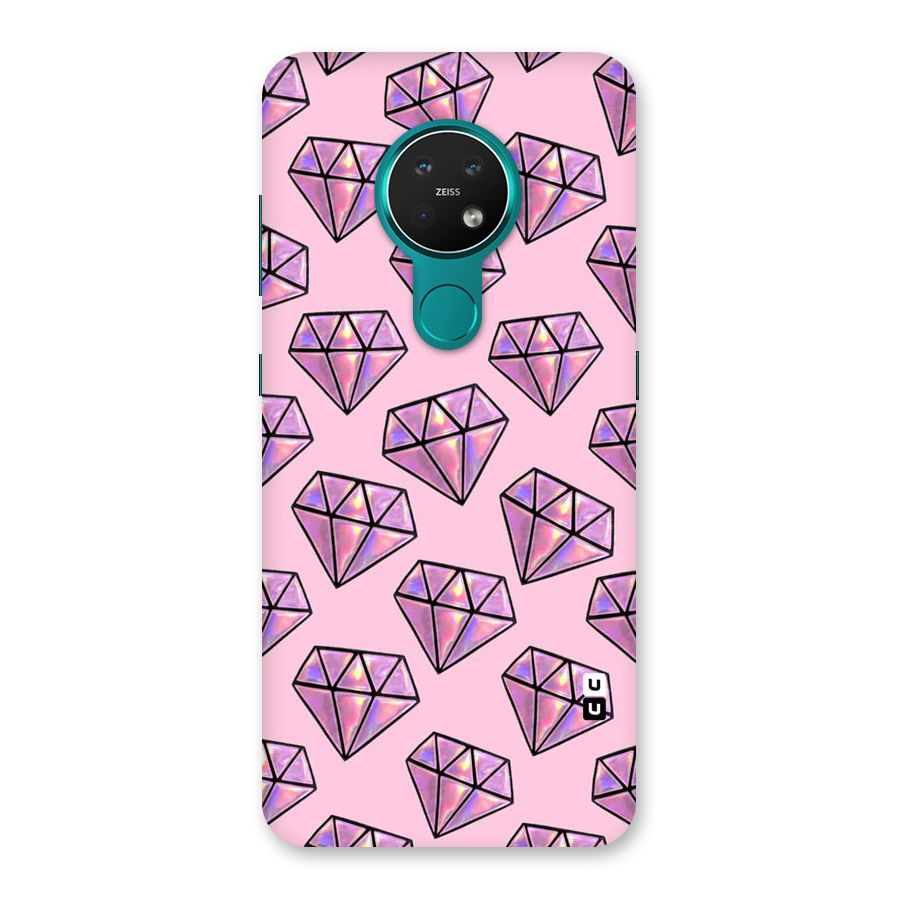Purple Diamond Designs Back Case for Nokia 7.2