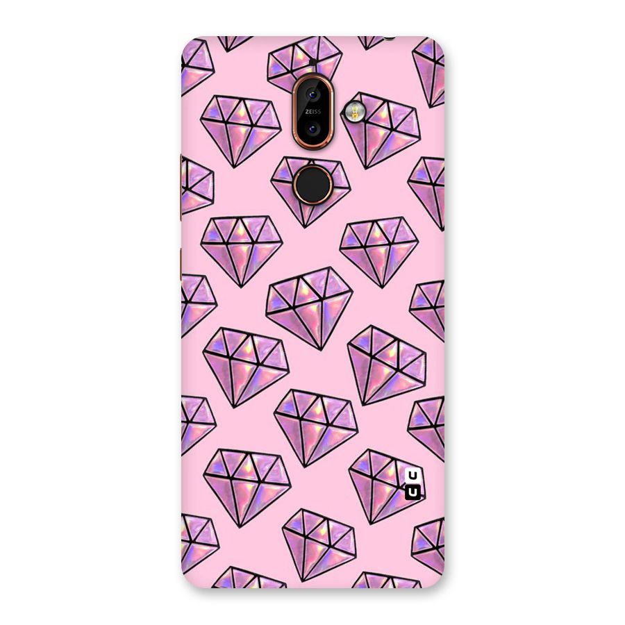 Purple Diamond Designs Back Case for Nokia 7 Plus