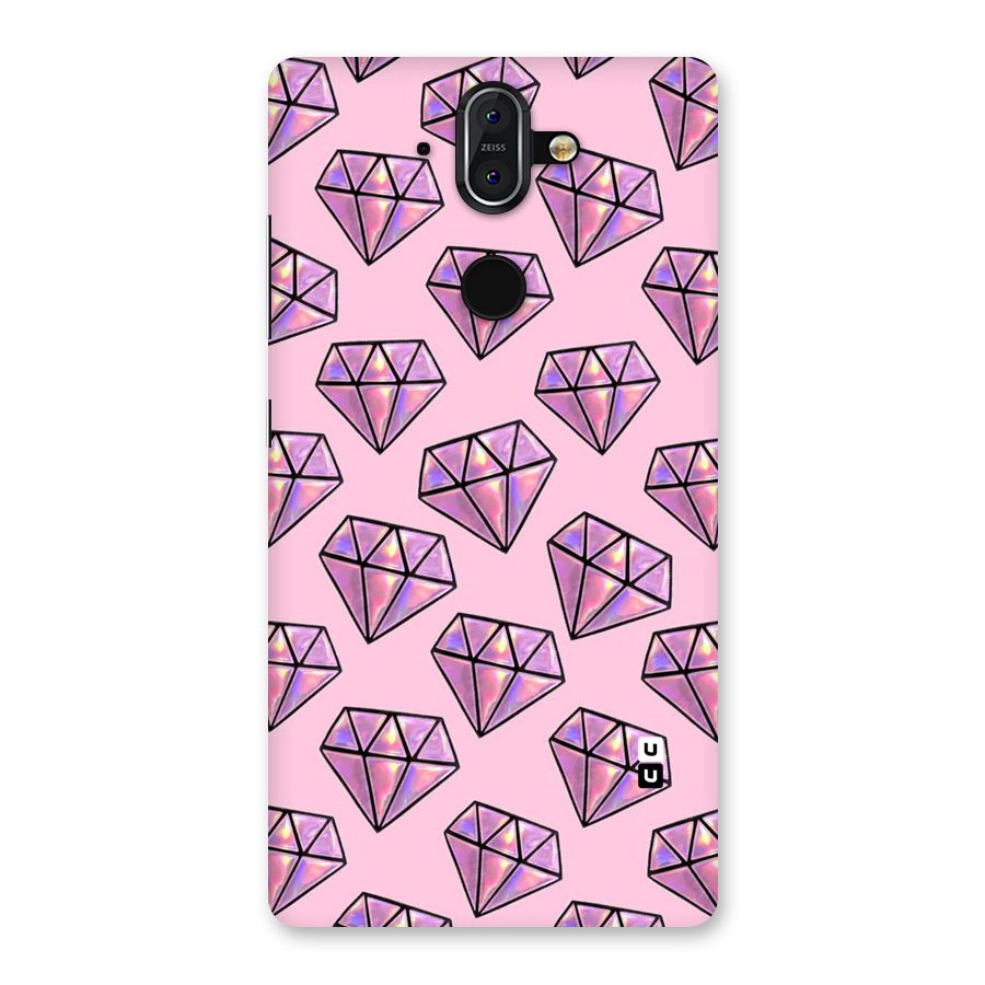Purple Diamond Designs Back Case for Nokia 8 Sirocco