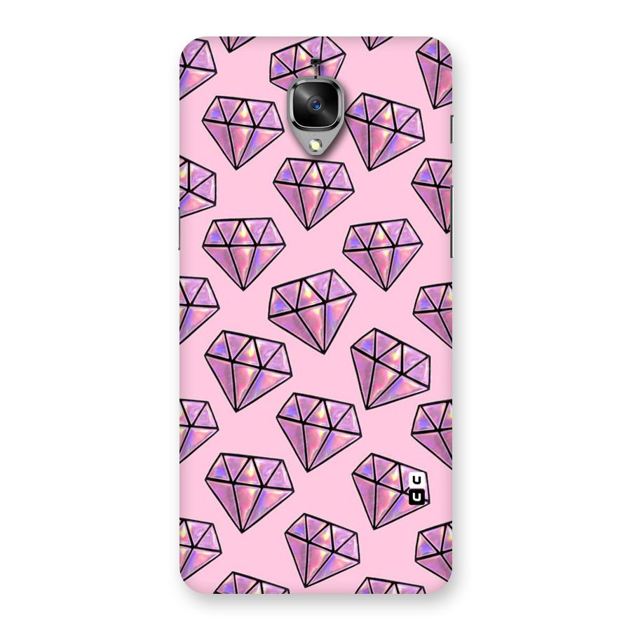 Purple Diamond Designs Back Case for OnePlus 3T