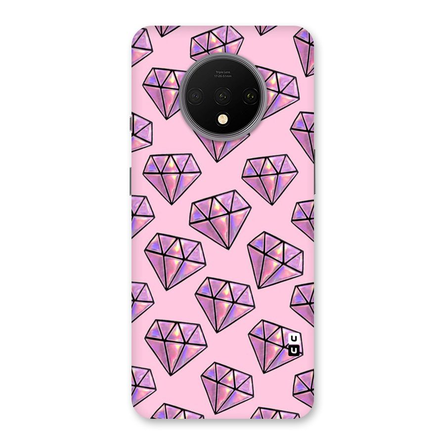 Purple Diamond Designs Back Case for OnePlus 7T