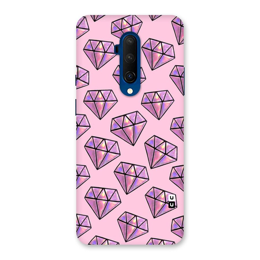 Purple Diamond Designs Back Case for OnePlus 7T Pro