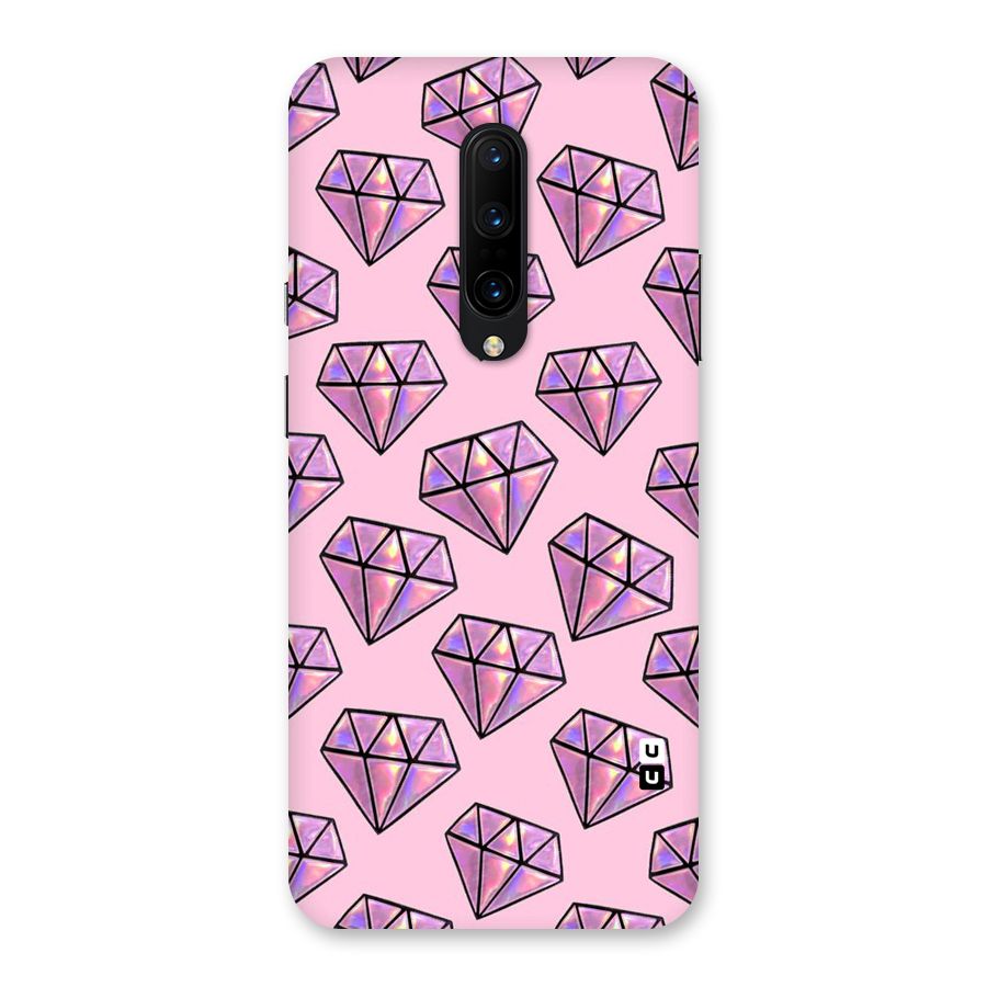 Purple Diamond Designs Back Case for OnePlus 7 Pro