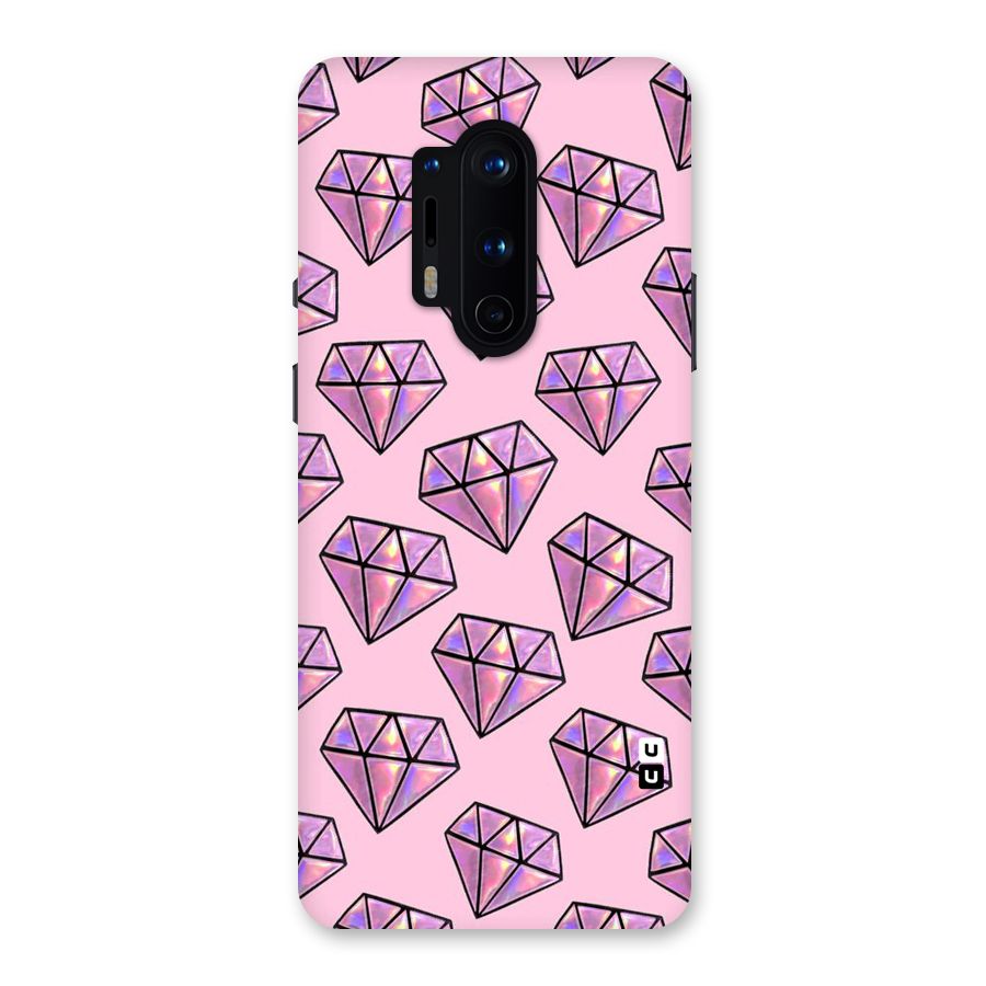 Purple Diamond Designs Back Case for OnePlus 8 Pro