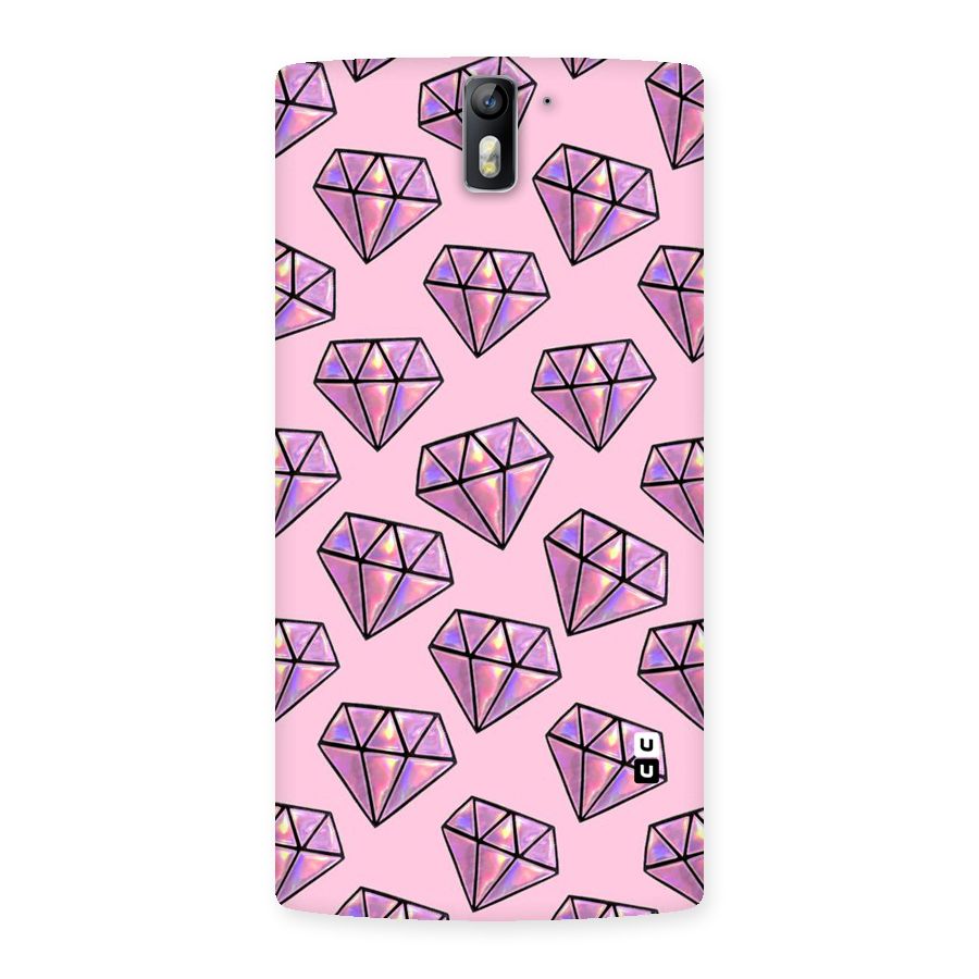 Purple Diamond Designs Back Case for One Plus One