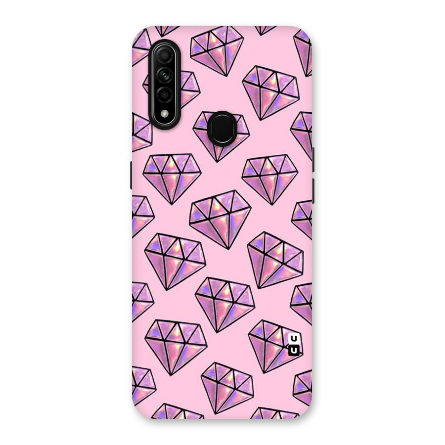 Purple Diamond Designs Back Case for Oppo A31