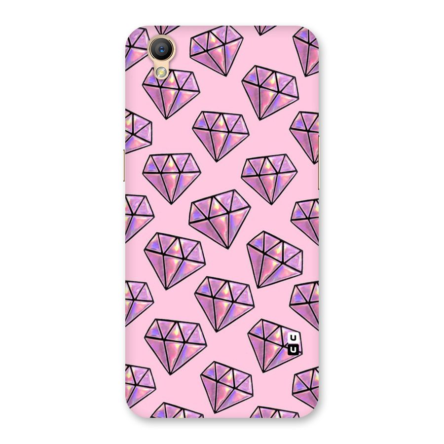Purple Diamond Designs Back Case for Oppo A37