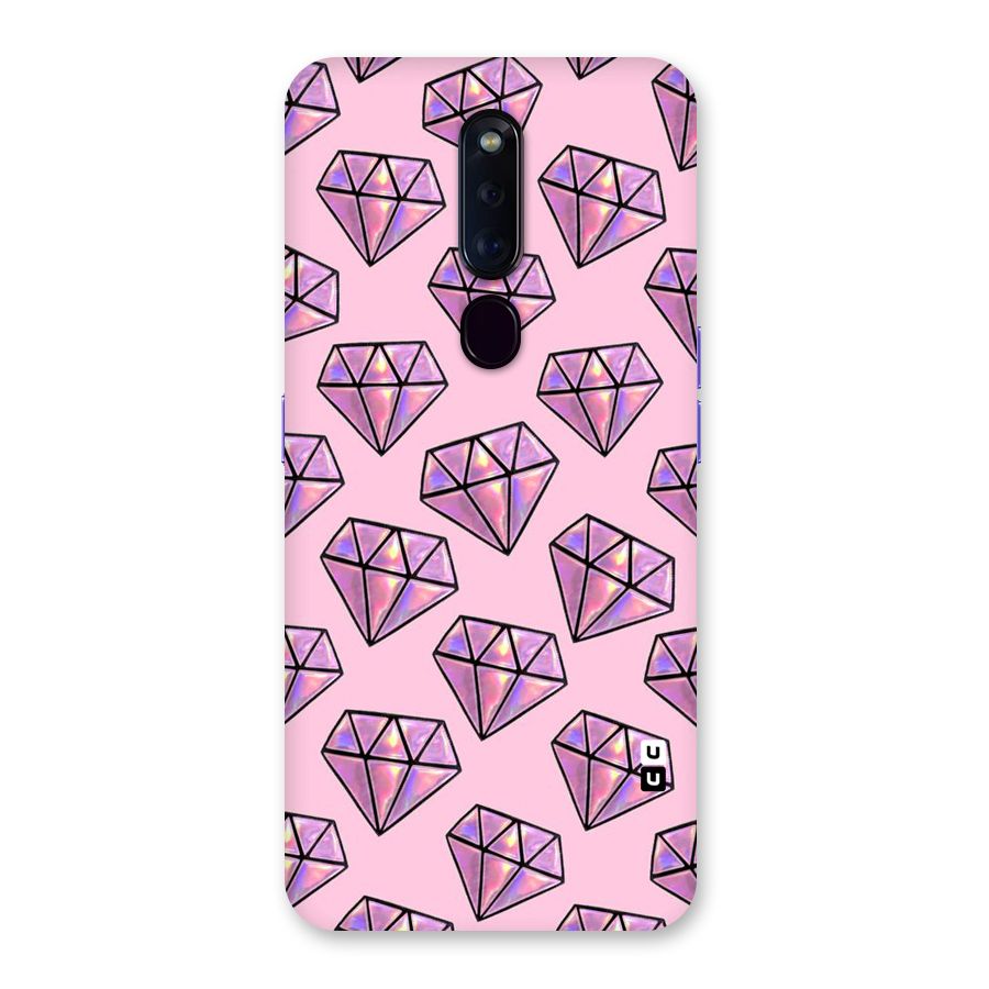 Purple Diamond Designs Back Case for Oppo F11 Pro