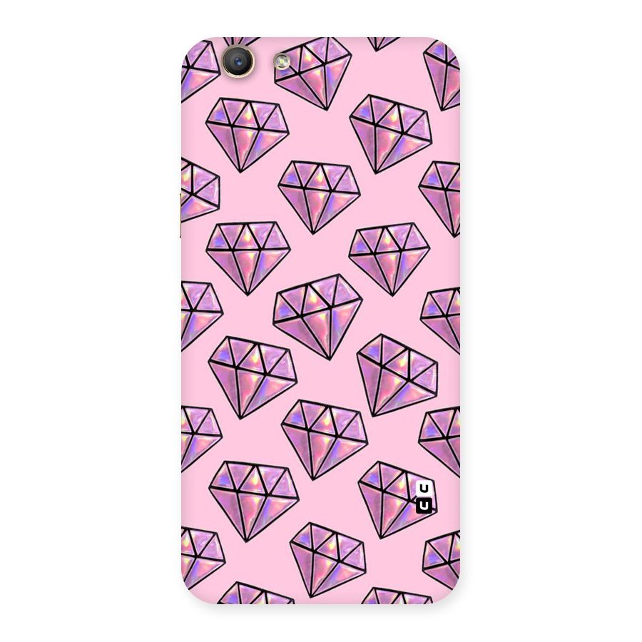 Purple Diamond Designs Back Case for Oppo F1s