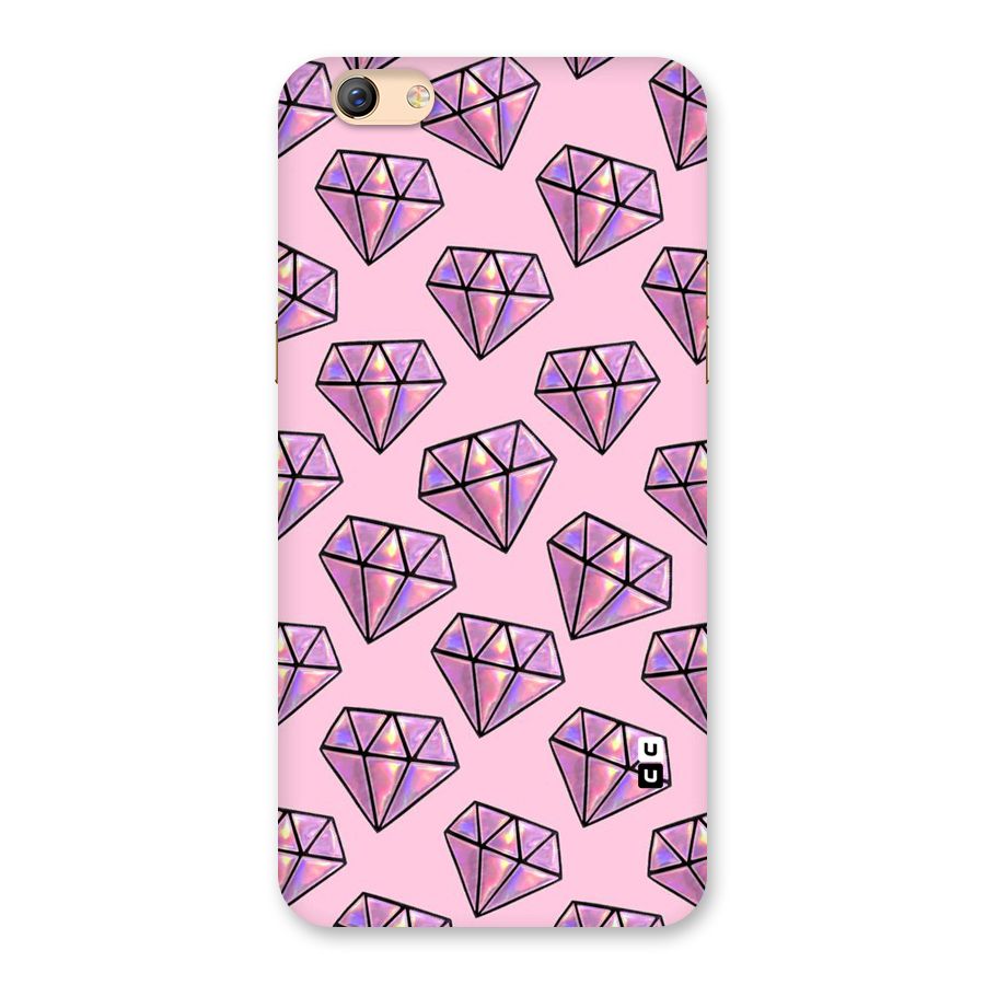 Purple Diamond Designs Back Case for Oppo F3 Plus