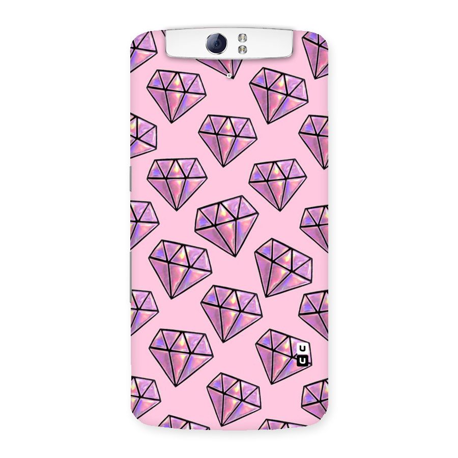 Purple Diamond Designs Back Case for Oppo N1