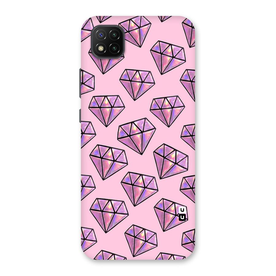 Purple Diamond Designs Back Case for Poco C3